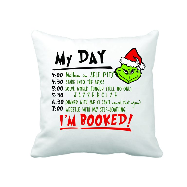 VZGLAVNIK - GRINCH MY DAY 40X40CM