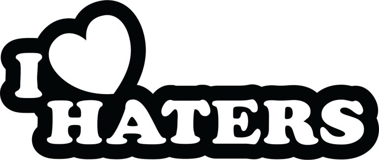 AVTO NALEPKA - LOVE HATERS