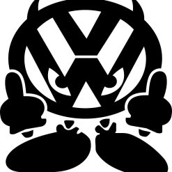 AVTO NALEPKA - VW DEVIL
