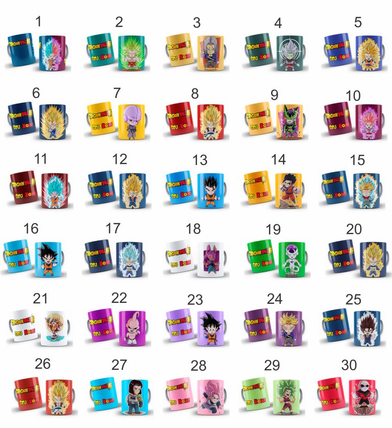 POSLIKANE SKODELICE - DRAGON BALL