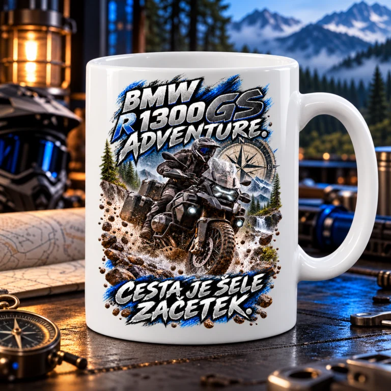 Skodelica BMW R 1300 GS Adventure – Cesta je šele začetek