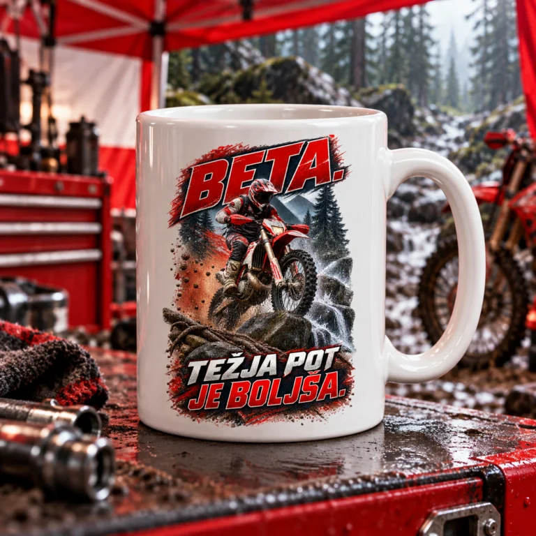 Enduro skodelica Beta »Težja pot je boljša«