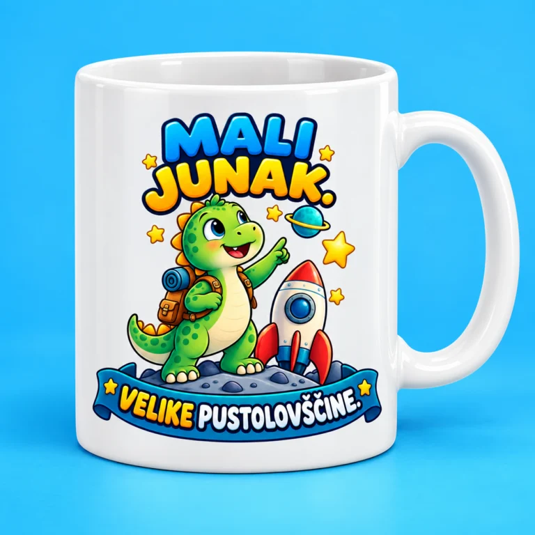 Otroška keramična skodelica »Mali junak«