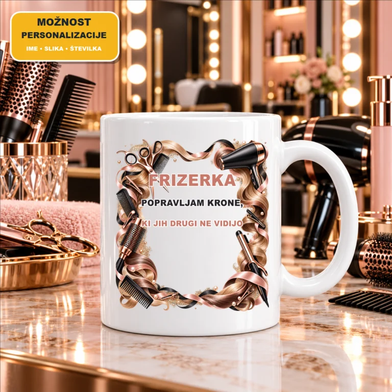 Keramična skodelica 11 oz za frizerko