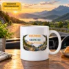 Keramična skodelica 11 oz za voznika – ilustrativni prikaz motiva