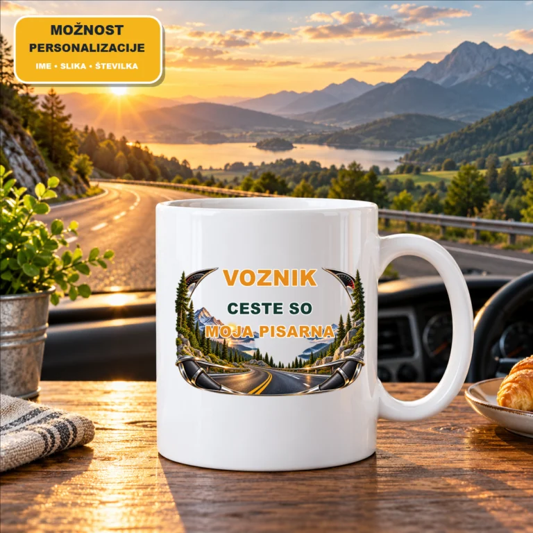 Keramična skodelica 11 oz za voznika