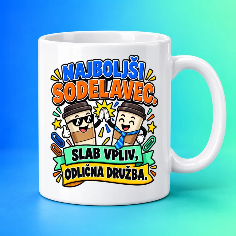 Keramična skodelica »Najboljši sodelavec«